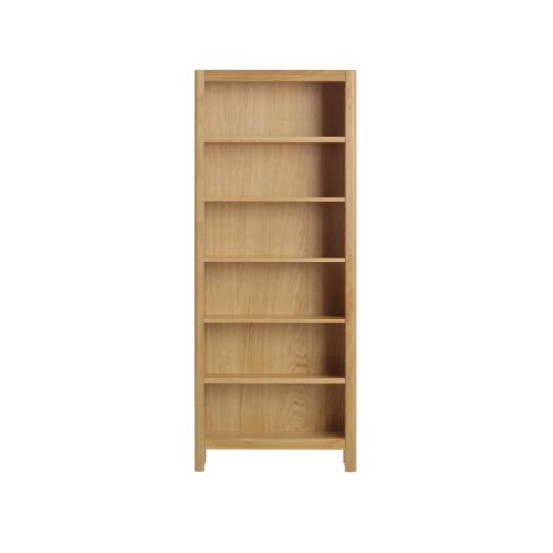 TaylorFam Wood 6-Shelf Bookshelf